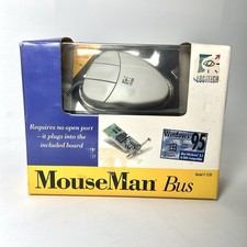 Logitech Mouse man Bus Model 1230 For IBM Compatibles Vintage - Open Box picture