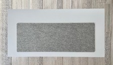 Gray Wool Felt Desk Pad: Minimalist Laptop Keyboard Mat (12