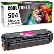 1PK CLT-M504S Magenta Toner 504S  For Samsung SL-C1810w CLX-4195 CLP-415N picture