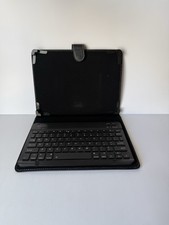 Universal Black Synthetic Leather Bluetooth Keyboard Folio Case for Tablet picture