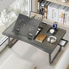 Laptop Desk for Bed Adjustable Laptops Stand with 6 Different Angles Portable picture