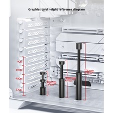 Telescopic Magnetic GPU Support Bracket, Adjustable Stand for ITX Case, Anti-Sag picture