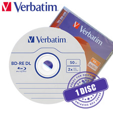 Verbatim BD-RE DL 50GB 2x 50 GB Blu-ray Rewritable Dual Layer Hard Coat - 1 Disc picture
