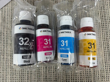 INK THRIX32XL/31 Black Cyan Magenta Yellow 4PK Ink Bottles Smart Tank Plus picture