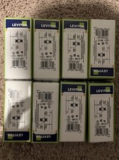 Lot Of 8 LEVITON White Tamper Resistant OUTLET 20 Amp 125 Volt T5020-0WS picture