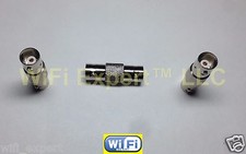 1 BNC female to BNC female Barrell In Series RF Cable Adapter Connector USA picture