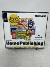 Microsoft Home Publishing 2000 - 3 Disc Set - Genuine CD-ROM  discs very Clean picture