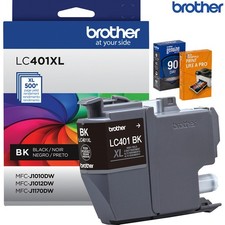 Brother Genuine High Yield Black Ink Cartridge with Deco Essentials Guide picture