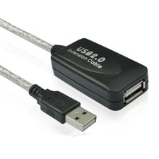 US 30Ft 10M USB 2.0 Extension Repeater Cable Signal Booster M - F 30F picture