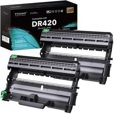 DR420 Drum Unit with Brother DR420 DR-420 Drum (2 Black) picture