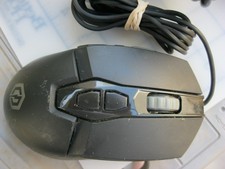 CyberPower PC Gaming Optical Mouse Elite M1 131 Black USB Corded with weights picture