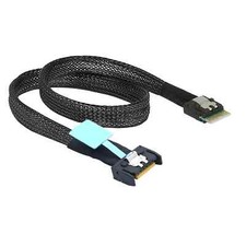 PCIE Slimline Mini SAS MCIO 38P to Slimline SFF-8654 4i Hard Drive Cable picture
