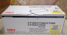 OKI 41963001 Yellow Toner Cartridge For C7100 Printer Series picture