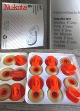 LOT of 9 NUKOTE 86TL UNIVERSAL TACKLESS (DRY) LIFT-OFF TAPE picture