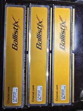 Crucial Ballistix 1 GB DDR2-800 desktop DIMM.  3 pieces  picture