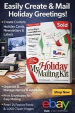 MySoftware Company My Holiday Mailing Kit CD-ROM for Windows 95 - Cards, Labels picture