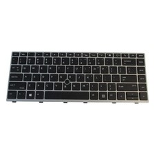 Backlit Keyboard w/ Pointer for HP EliteBook 840 G6 Laptops L14377-001 picture