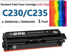 Black Toner Cartridge High-Yield for Xerox C230 C235 006R04391 with Chip picture