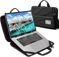 14.2-15.6 Inch Laptop Case Hard Shell, Protective Carrying Case with Stand picture