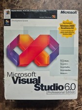 NEW Microsoft Visual Studio 6.0 6 Professional 659-00390 RETAIL Box SEALED picture
