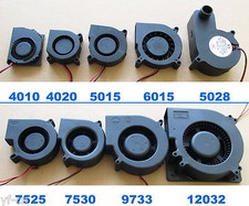 10pcs Brushless DC Cooling Blower fans 2pin 5V 12V 24V multi Sizes 4010 to 12032 picture