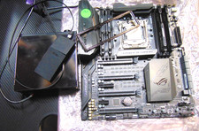ASUS ROG RAMPAGE V EDITION 10 Motherboard W/ i7-6850k/64GB/ See Pictures picture