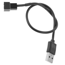 Reusable USB to 3 Pin Fan Cable Power Adapter Cord for Computer Fans picture
