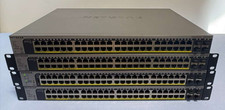 QTY 4 NETGEAR ProSafe GS752TP 48-Port Gigabit Smart Switch w/ PoE & 4 SFP Ports picture