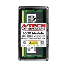 A-Tech 16GB RAM Replacement for CT16G48C40S5 | DDR5 4800MHz PC5-38400 CL40 SO... picture