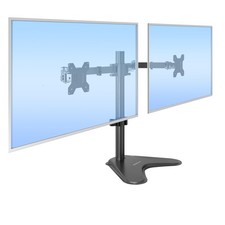 Mount-It Dual Monitor Stand, Premium Adjustable Desk Mount for Two 13–32 Inc... picture