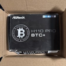 ASRock H110 Pro BTC+ Intel H110 SATA Mining Motherboard 90-MXB5S0-A0UAYZ  picture