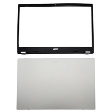 Silver Back Cover+ Bezel For Acer Aspire A315-24P 24PT A515-58M Top 60.KDEN2.002 picture