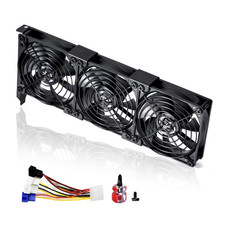 3X90Mm 92Mm Graphic Card Fans, Graphics Card Video Card VGA PCI Slot Fan GPU Coo picture