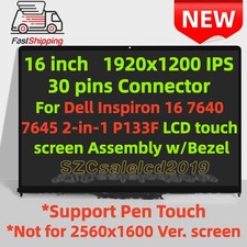 For Dell Inspiron 16 7640 2-in-1 P133F002 New LCD touch screen Assembly w/ Bezel picture