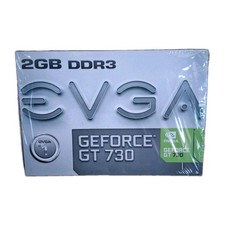 EVGA 2GB DDR3 GEFORCE GT 730 Graphics Card Brand New in Box (Box Wrapping Torn) picture