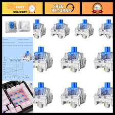108PCS Blue Click Switches for 3D Printing & Gaming Keyboards - High Precision picture