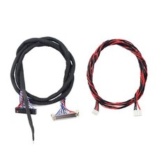 LCD Screen Cable FIX-30P 2ch 8bit 80cm With 6Pin 1.0mm Pitch Backlight Cable picture