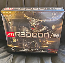 Collectors Card Never Opened ATI Radeon X850 PRO 256MB GDDR3 AGP DVI HDTV Multi picture