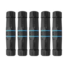 5pcs Rj45 Coupler Waterproof Connector Ip68 Waterproof Ethernet Outdoor Lan Cabl picture