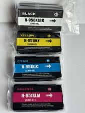 DAM aila Ink Cartridges 950XL 951XL 1 Black, 1 Cyan, 1 Yellow, 1 Magenta 🆓SHIP picture