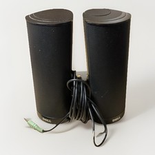 Dell AX210 USB 2.0 Powered Speaker Set of 2 with Cords, Black picture