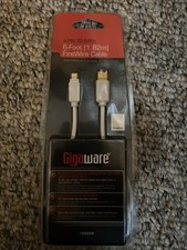 RadioShack GigaWare 4-Pin to 6-Pin 6-Foot FireWire Cable No. 1500006 picture