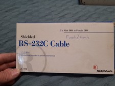 Shielded 26-117B RS-232C Cable 6 Feet Female DB9 to Female DB9 picture