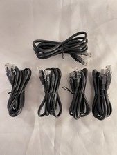 (Lot of 5) Cat5E RJ45 Ethernet Network Cable, Black 4feet 10inch Lenght picture