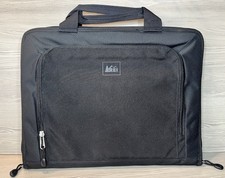 REI Tech Wrap Computer Sleeve Laptop Bag Messenger Tote All Black 15x12x1 picture