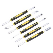 6pcs Metal Spudger Set Mini Crowbar Flat Head Stainless Steel Pry Bar Tools picture