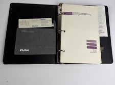 Vintage 1986 Lotus 1-2-3 Release 2.01 Software IBM PC 5.25 Floppy Disks Manual picture