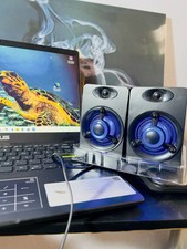 speaker gaming  lighting Blue Delivering the most Advanced gaming lighting sound picture