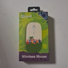 Disney Stitch Wireless Standard Mouse Green/White with USB Receiver picture