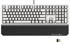Hexgears PowerBlade X5 Wireless Keyboard Pudding Keycaps White picture